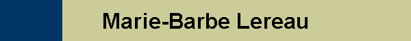 Marie-Barbe Lereau