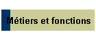 Mtiers et fonctions